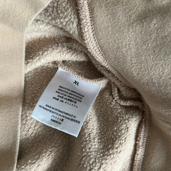 Fear of God Essentials Beige Hoodie - Picture 3 of 3